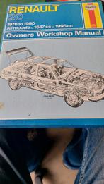 renault 20 werkplaats  handboek, Ophalen of Verzenden