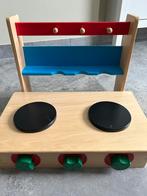 Houten fornuis met draaiknoppen, tafelmodel inklapbaar, Kinderen en Baby's, Speelgoed | Houten speelgoed, Ophalen of Verzenden
