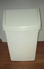 Afvalbak wit Rubbermaid 25 liter, Kunststof, Gebruikt, 50 tot 75 cm, Ophalen of Verzenden