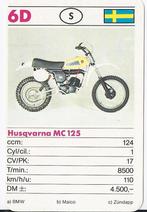 Kw2747 motorkaartje 6d husqvarna mc 125, Ophalen of Verzenden, Zo goed als nieuw, Motoren