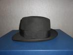 Borsalino Hoed grijs antraciet 55 cm Made in Italy, Borsalino, Hoed, Ophalen of Verzenden, 57 cm (M, 7⅛ inch) of minder
