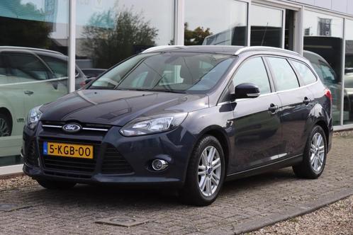 Ford Focus Wagon 1.0 EcoBoost Titanium 2013 Grijs 125pk, Auto's, Ford, Bedrijf, Focus, ABS, Airbags, Airconditioning, Bluetooth