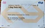 NS DAGKAART, Tickets en Kaartjes, Twee personen, Trein, Algemeen kaartje