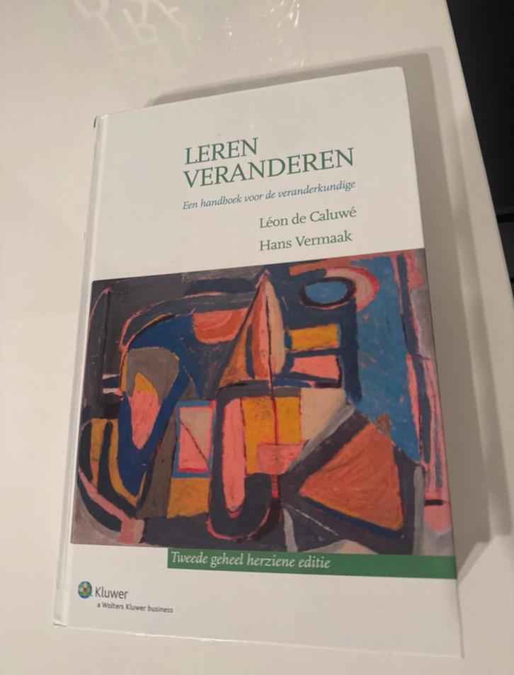 Leren Veranderen - ISBN 9789013016543, Boeken, Studieboeken en Cursussen, Zo goed als nieuw, HBO, Gamma, Ophalen of Verzenden