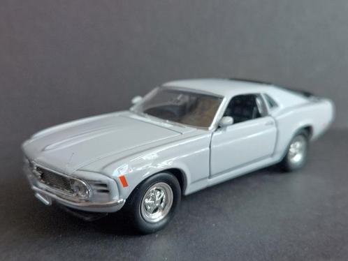 Ford Mustang Boss 1970 white 1:36 Welly Pol, Hobby en Vrije tijd, Modelauto's | Overige schalen, Nieuw, Verzenden