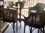 4 originele Lloyd loom stoelen, Ophalen of Verzenden