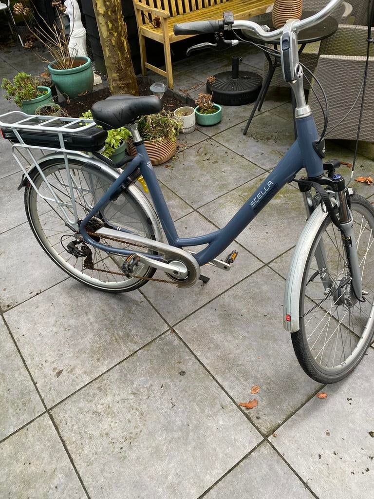 Elektrische fiets Stella Allegra, Zo goed als nieuw, 50 km per accu of meer, 55 tot 59 cm, Ophalen