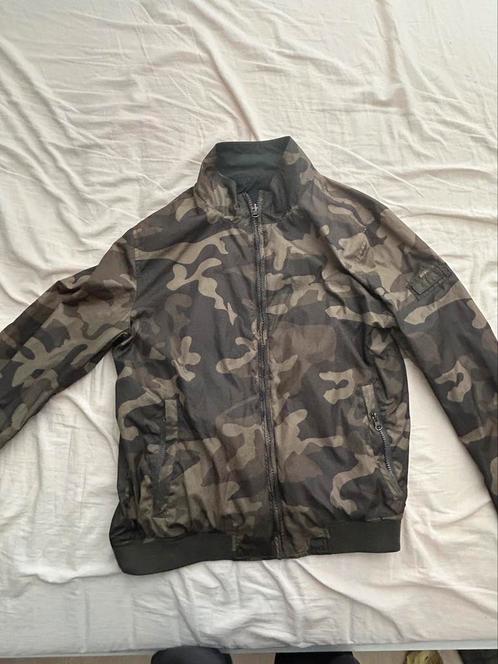 Woolrich jas dubbelzijdig, Kleding | Heren, Jassen | Zomer, Zo goed als nieuw, Maat 48/50 (M), Groen, Ophalen