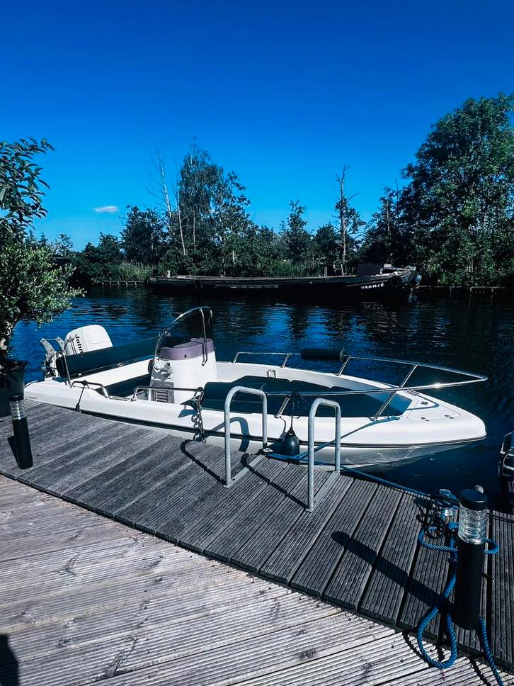 Console boot! Rascala FM15, Johnson 70 pk motor, consoleboot, Hobby en Vrije tijd, Overige Hobby en Vrije tijd, Gebruikt, Ophalen