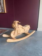 Handgemaakt massief houten hobbelpaard Harley motor, Ophalen, Nieuw