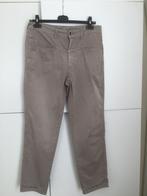 Closed katoenen broek beige maat 42, Kleding | Dames, Maat 42/44 (L), Ophalen of Verzenden, Zo goed als nieuw, Lang