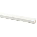 Glaslat hardhout wit gegrond 24x28 mm 270 cm, Overige typen, Nieuw, Hout, Ophalen