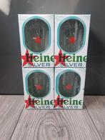 Heineken bierglazen Silver nieuw, Verzamelen, Glas en Borrelglaasjes, Nieuw, Ophalen of Verzenden, Bierglas