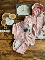 Noppies baby meisje bundel roze jas broek shirt muts maat 68, Meisje, Nieuw, Ophalen of Verzenden, Setje