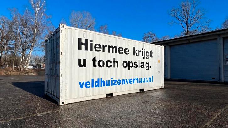 20ft opslagcontainer zeecontainer huren €115 per maand, Zakelijke goederen, Machines en Bouw | Keten en Containers, Ophalen of Verzenden