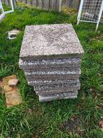 Grindtegels beton 50x50 cm, Tuin en Terras, Ophalen, Gebruikt, Beton, Terrastegels