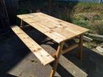 NIEUW PICKNICKTAFEL GEIMPREGNEERD HOUT, Ophalen of Verzenden, Nieuw, Rechthoekig, Hout
