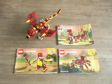 lego creator 31073 mythical creatures (2018) beschikbaar voor biedingen