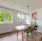 Prachtige Bolia Eetkamerstoelen – Set van 4, Ophalen, Gebruikt, Bruin, Metaal