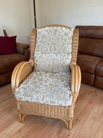 Rieten stoel, Huis en Inrichting, Stoelen, Ophalen, Gebruikt, Bruin, Riet of Rotan