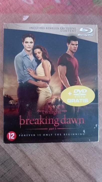 Twilight Breaking Dawn Blu-ray + DVD, Cd's en Dvd's, Blu-ray, Ophalen of Verzenden, Zo goed als nieuw, Science Fiction en Fantasy