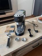 ✅ [NIEUW!] ✅ De'Longhi EC685.BK Dedica Style Zwart, 10 kopjes of meer, Ophalen of Verzenden, Gemalen koffie, Afneembaar waterreservoir