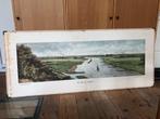 schoolplaat "De Rijn bij Rhenen", Ophalen of Verzenden, Aardrijkskunde