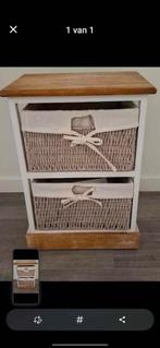Nachtkastje - 51x35 cm, Met plank(en), Minder dan 50 cm, Gebruikt, Overige materialen