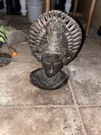 Javaans beeld van tropisch hout vrouw, Antiek en Kunst, Kunst | Beelden en Houtsnijwerken, Ophalen of Verzenden