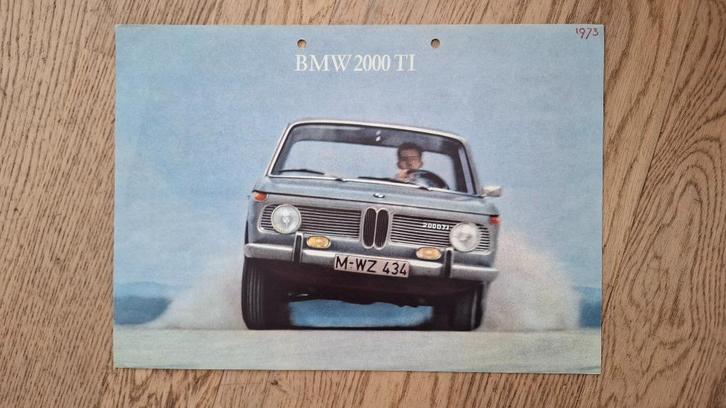 BMW 2000 TI leaflet 1966, Boeken, Auto's | Folders en Tijdschriften, Gelezen, BMW, Ophalen of Verzenden