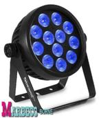 Aluminium LED Par Pro, 12x10 watt, ProPar RGBA kleurenmeng