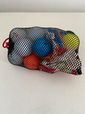 Set golfballen verschillende kleuren