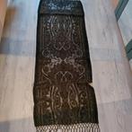 Bruine Sjaal met Goudkleurige Accenten, Ophalen of Verzenden, Nieuw, Bruin, Overige typen