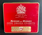 Oud Benson & Hedges sigaretten voor KLM blikje, 1950/60, Ophalen of Verzenden, Gebruikt, Tabaksdoos of Verpakking