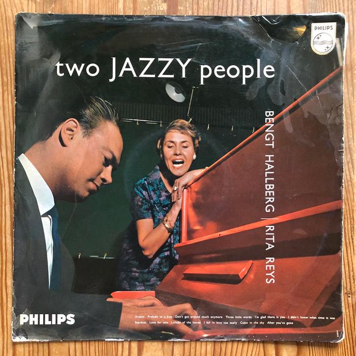 Bengt Hallberg / Rita Reys - Two Jazzy People, Cd's en Dvd's, Vinyl | Jazz en Blues, Gebruikt, Jazz, Ophalen of Verzenden