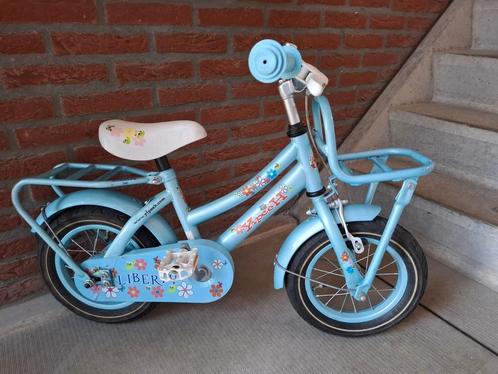 Yipeeh Liberty Urban Blauw 12 inch meisjesfiets, Fietsen en Brommers, Fietsen | Kinderfietsjes, Gebruikt, Minder dan 16 inch, Ophalen