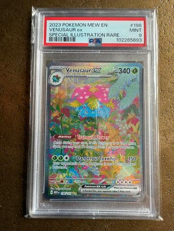 Venusaur EX 198/165 (PSA 9) - 151 Set beschikbaar voor biedingen