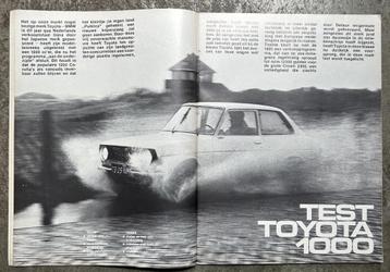 Toyota 1000 ( Publica - P30 ) test in Autovisie 1970 beschikbaar voor biedingen