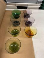 Carnaval glas Maastricht ijscoupes vruchten coupes, Antiek en Kunst, Antiek | Glas en Kristal, Ophalen of Verzenden