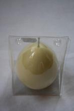 2 pak. a 1 st. Molca kaars eieren creme diam. 8cm hg. 11cm, Overige materialen, Nieuw, Ophalen of Verzenden, Crème