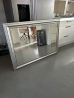 Zilveren IKEA Spiegel - 130x94 cm, Huis en Inrichting, Woonaccessoires | Spiegels, Ophalen, 100 tot 150 cm, Zo goed als nieuw