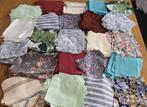 Grote Partij 500 stuks Retro Hobby/Quilt lapjes van 10x10cm, Hobby en Vrije tijd, Overige materialen, Overige kleuren, Nieuw, Ophalen of Verzenden