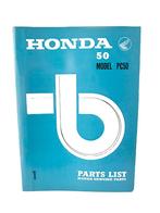 HONDA PC 50 PARTLIST, Fietsen en Brommers, Ophalen of Verzenden, Gebruikt