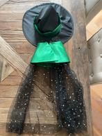 Heksenkaap met hoed 4-5 jaar, Kinderen en Baby's, Carnavalskleding en Verkleedspullen, Ophalen of Verzenden, Zo goed als nieuw