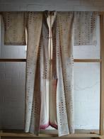 Traditionele Japanse Kimono white small flower, Antiek en Kunst, Ophalen of Verzenden