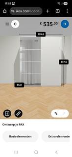 Ikea pax kledingkast met schuifdeuren., Ophalen, Gebruikt, 200 cm of meer, 200 cm of meer