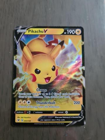 Pikachu 043 Vivid voltage Pokemonkaart beschikbaar voor biedingen