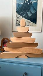 Vintage Zweedse houten Kerst kandelaar kerstboom, Diversen, Kerst, Ophalen of Verzenden, Gebruikt