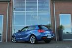 ➡️ BMW 1-serie 118i F21 M Sport High Executive Facelift, 1-Serie, Gebruikt, Blauw, Alcantara