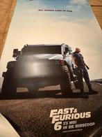 Poster Fast & furious 6 bioscoopformaat XXXL, Rechthoekig Staand, Deurposter of groter, Ophalen of Verzenden, Zo goed als nieuw